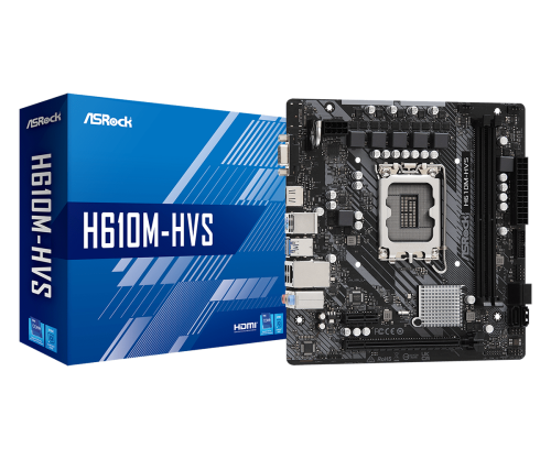 ASROCK - H610M-HVS Intel H610 LGA 1700 micro ATX (Ref.90-MXBHT0-A0UAYZ)