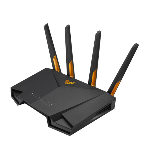 ASUS - router inalámbrico Gigabit Ethernet Doble banda (2,4 GHz / 5 GHz) Negro, Naranja (Ref.90IG0790-MO3B00)