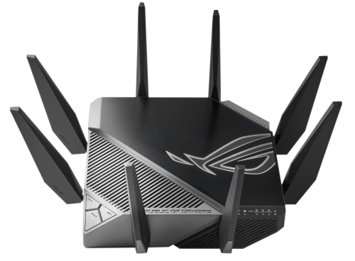ASUS - GT-AXE11000 router inalámbrico Gigabit Ethernet Tribanda (2.4 GHz / 5 GHz / 6 GHz) Negro (Ref.90IG06E0-MO1R00)