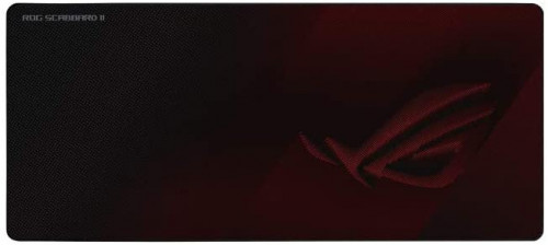 ASUS - ROG Strix Scabbard II Alfombrilla de ratón para juegos Negro, Rojo (Ref.90MP0210-BPUA00)