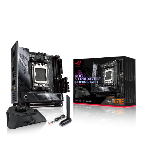ASUS - ROG STRIX X670E-I GAMING WIFI AMD X670 Socket AM5 mini ITX (Ref.90MB1B70-M0EAY0)