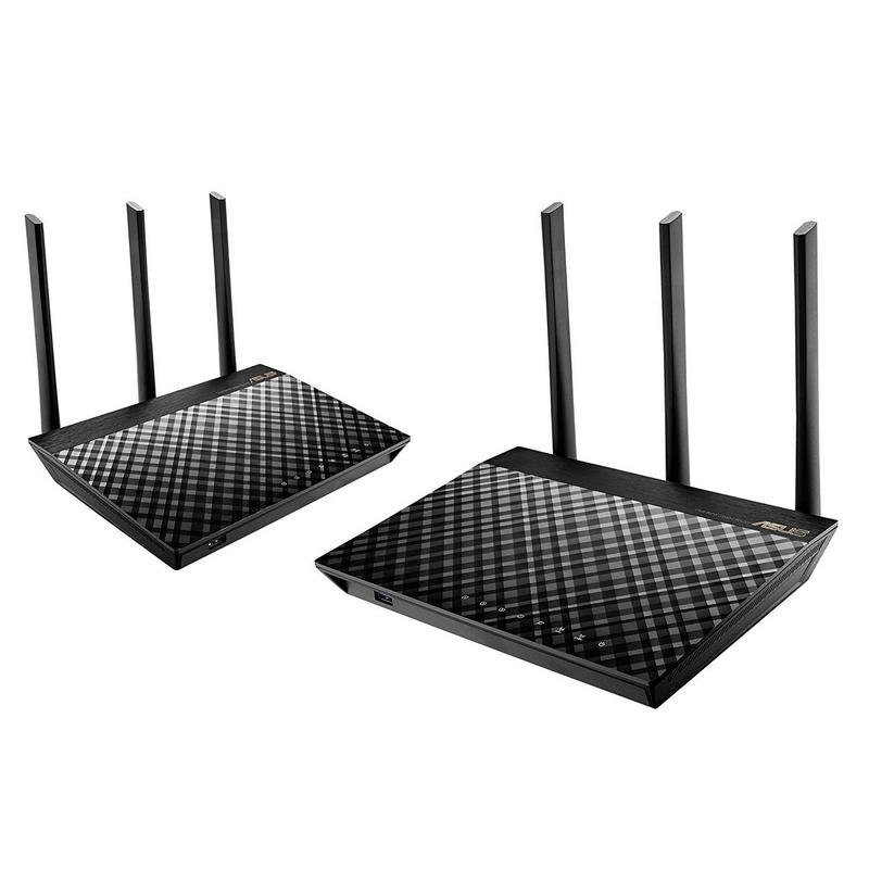 ASUS - RT-AC67U Router AC1900 5P Pack 2 (Ref.90IG04K0-BO3100)