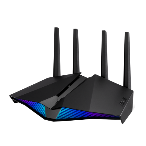 ASUS - RT-AX82U router inalámbrico Doble banda (2,4 GHz / 5 GHz) Gigabit Ethernet Negro (Ref.90IG05G0-MO3R10)