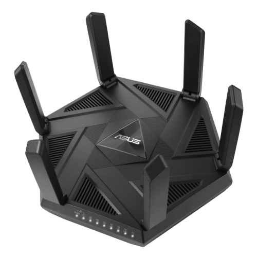 ASUS - RT-AXE7800 router inalámbrico Tribanda (2.4 GHz / 5 GHz / 6 GHz) Negro (Ref.90IG07B0-MU9B00)