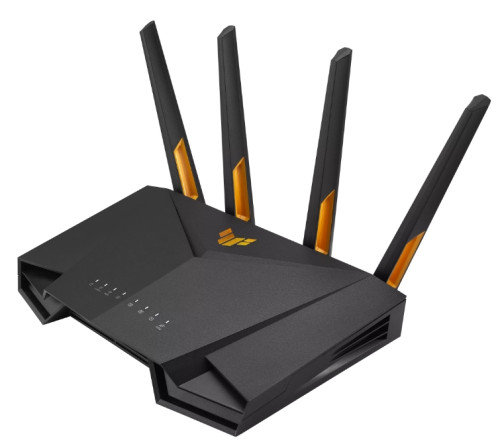 ASUS - TUF-AX4200 AiMesh router inalámbrico Gigabit Ethernet Doble banda (2,4 GHz / 5 GHz) Negro (Ref.90IG07Q0-MO3100)