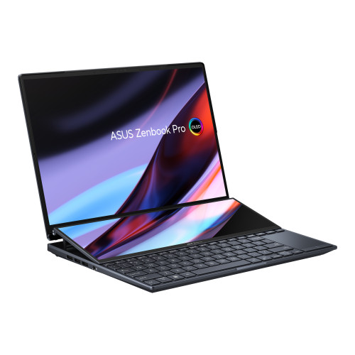 ASUS - ZenBook Pro 14 Duo OLED OLED UX8402ZE-M3050W - Portátil 14.5&quot; WQXGA+ (Core i7-12700H, 16GB RAM, 512GB SSD, GeForce RTX 3050 Ti 4GB, Windows 11 Home) Negro tecnológico- Teclado QWERTY español (Canon L.P.I. 5,45€ Incluido) (Ref.90NB0X82-M003C0)