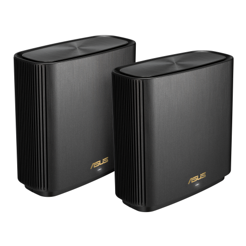 ASUS - ZenWiFi AX (XT9) AX7800 1er Pack Schwarz Tribanda (2,4 GHz/5 GHz/5 GHz) Wi-Fi 6 (802.11ax) Negro 4 Interno (Ref.90IG0740-MO3B50)