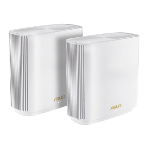 ASUS - ZenWiFi AX (XT9) AX7800 2er Set Weiß Tribanda (2,4 GHz/5 GHz/5 GHz) Wi-Fi 6 (802.11ax) Blanco 4 Interno (Ref.90IG0740-MO3B40)