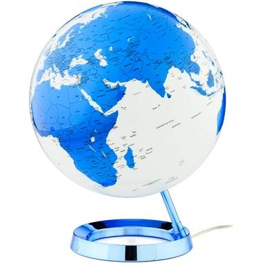 ATMOSPHERE - ESFERA TERRESTRE LUMINOSA LIGHT &amp; COLOUR HOT BLUE 30 CM CON LUZ AZUL (Ref.0331F7N5INLBB)