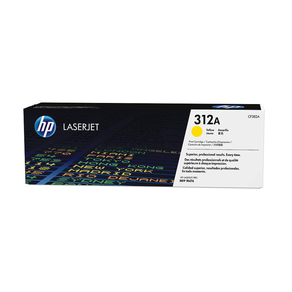 HP ( HEWLETT PACKARD ) - Toner Laser ORIGINALES 312A Amarillo (Ref.CF382A)