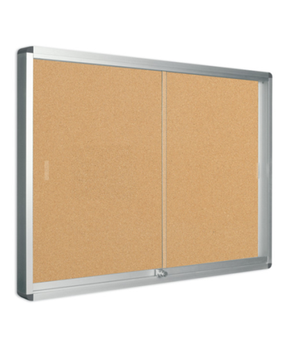 BI-OFFICE - Exhibit tablón para notas Interior Madera Aluminio (Ref.VT660201160)