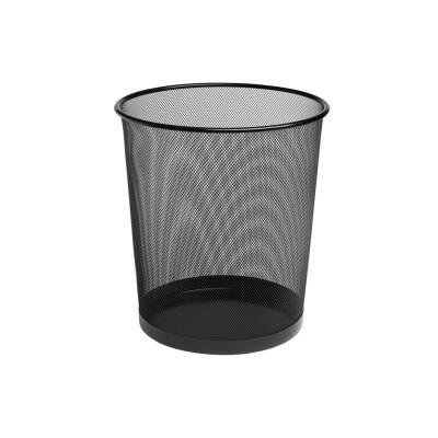 BISMARK - PAPELERA DE REJILLA BASICA PEQUEÑA 12 LITROS 275X210 MM NEGRO (Ref.324518)
