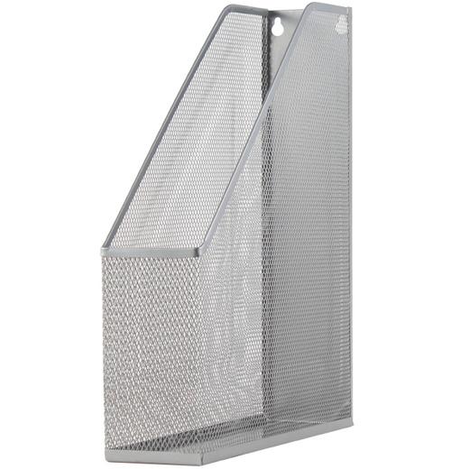 BISMARK - REVISTERO METÁLICO REJILLA 10X29,5X21,5 CM CROMADO (Ref.317378)