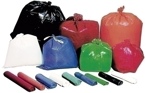 BOLSA de BASURA 57x55 cm VERDE ROLLO de 25 (GALGA 65) (Ref.B01005)