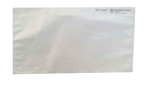 CAJA 1000 SOBRES ADHESIVOS PACK LIST 100% PAPEL 240X130 MM SIN IMPRESIÓN (Ref.P856 F-P)