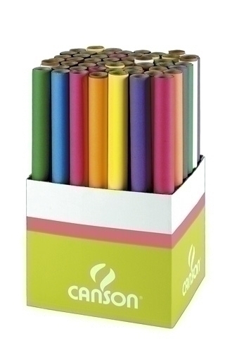 CANSON - PAPEL SEDA 20g ROLLO 0,5x5 m AZUL TURQUESA (Ref.C200992664)
