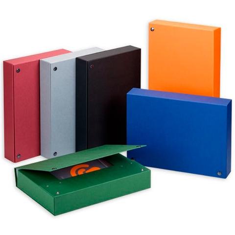 CARCHIVO - CARPETA DE PROYECTOS 9CM MONTADA CARTÓN COMPACTO FORRADO BRILLO CON GOMAS FOLIO NARANJA (Ref.379OGB40)
