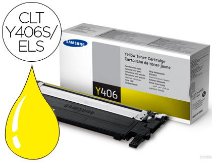 SAMSUNG - Toner Laser ORIGINALES AMARILLO (Ref.CLT-Y406S/ELS)