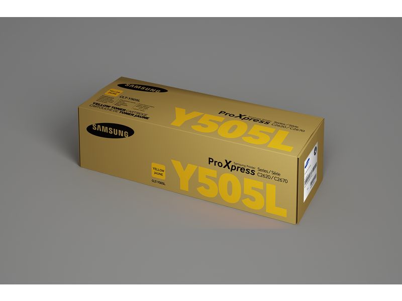 SAMSUNG - Toner Laser ORIGINALES amarillo (Ref.CLT-Y505L/ELS)