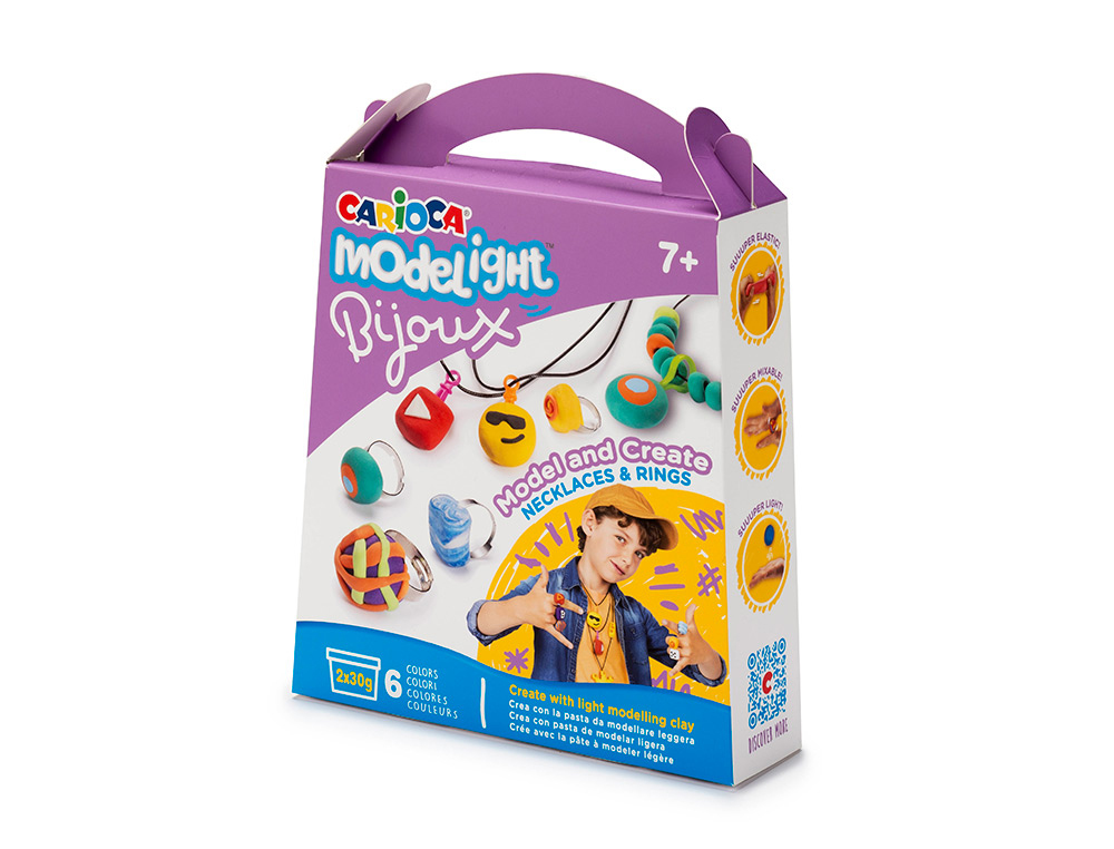 CARIOCA - PASTA DE MODELAR MODELIGHT BIJOUX ANILLOS (Ref.43327)