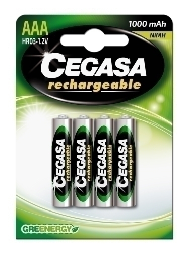 CEGASA - PILAS RECARGABLES HR03 B/4 (Ref.104372)