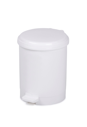 CEP - PAPELERA PLASTICO BLANCA 91978 CON TAPA PEDAL 20 LITROS (Ref.2919780021)