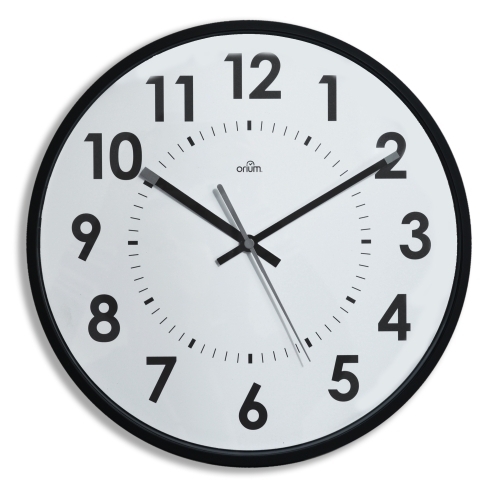 CEP - RELOJ DE PARED A.2000 ANALOGICO 30 CM Ø NEGRO (Ref.CE1124X NE)
