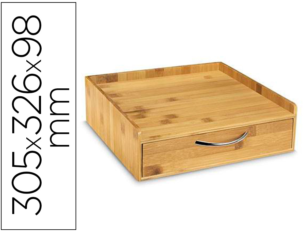 CEP - SOPORTE PARA CAPSULAS DE CAFE SILVA BAMBU 1 CAJON 305X326X98 MM (Ref.2230075301)