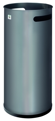 Paraguero metalico 301 color negro aros cromado 50x21,5 cm. (23314)
