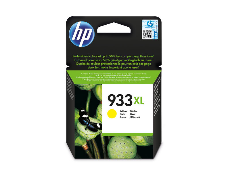 HP ( HEWLETT PACKARD ) - Cartuchos ORIGINALES Inyección De Tinta 933XL Amarillo (Ref.CN056AE#BGY)