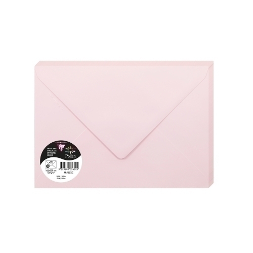 CLAIREFONTAINE - SOBRE 162x229 ROSA P/20 (Ref.5652C)