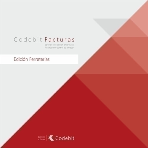 CODEBIT - SOFTWARE FACTURAS EDICION FERRETERIA (Ref.SCB001F)
