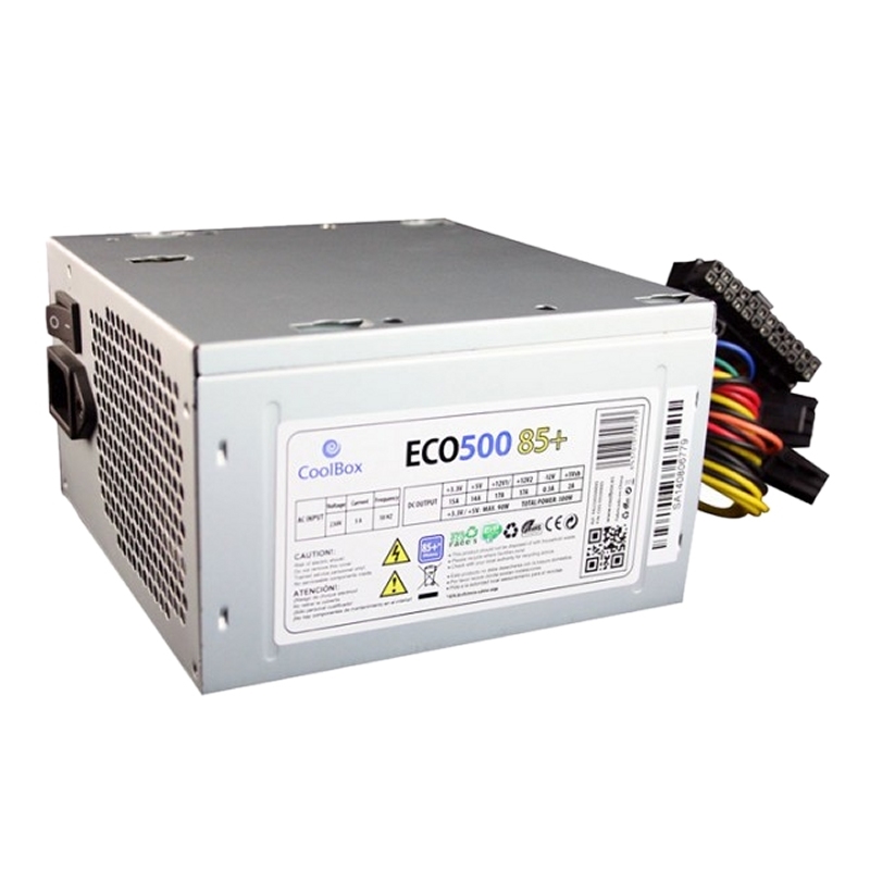 COOLBOX - Fuente Alim. ATX ECO-500 85+ EFI (Ref.COO-FA500E85)