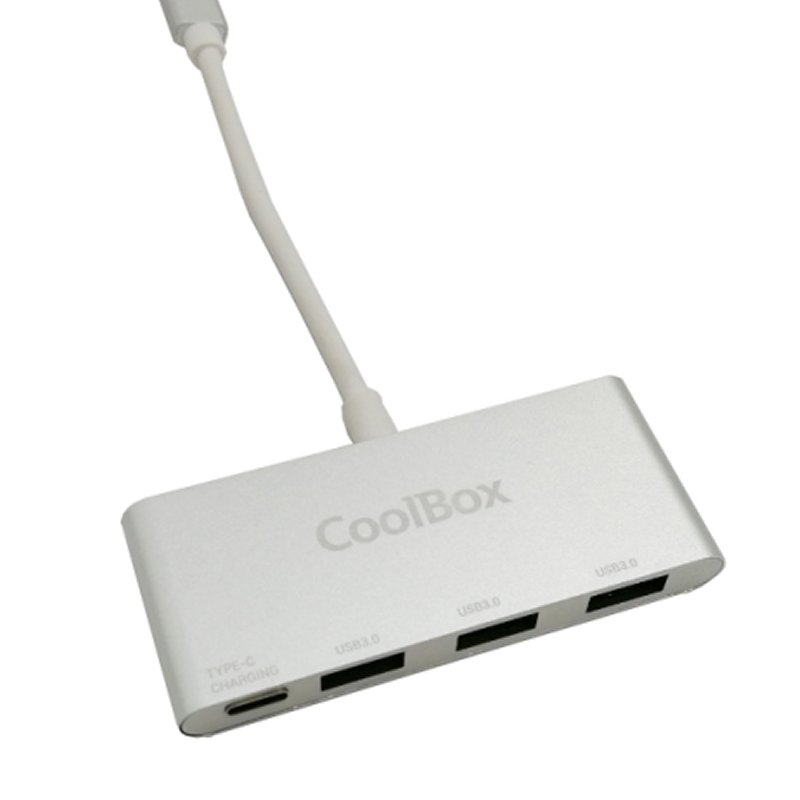 COOLBOX - HUB USB-C A 3 USB3.0 (A) + POWERDELIVERY (Ref.COO-HUC3U3PD)