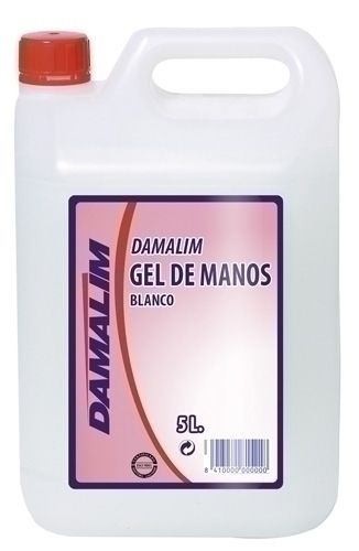 DAMALIM - GEL DE MANOS BLANCO DAMALIN 5 LITROS (Ref.Q06004)