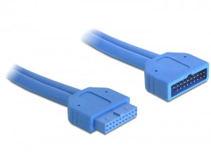 DeLOCK cable USB 0,45 m USB 3.2 Gen 1 (3.1 Gen 1) Azul (Ref.82943)