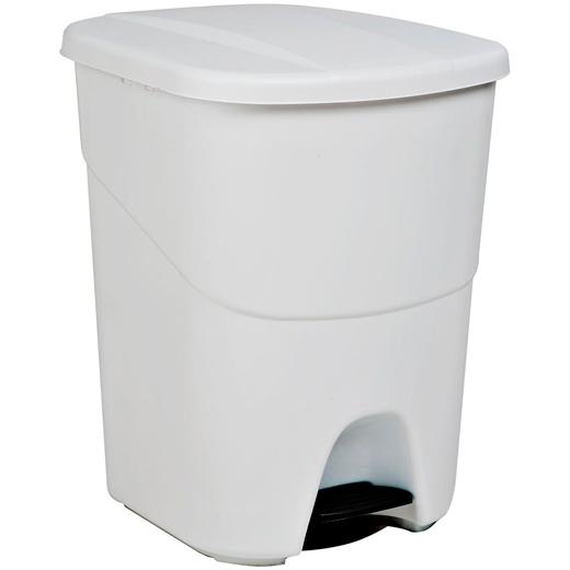 DENOX - CUBO CON PEDAL ECOLOGICO PEDALBIN 40L BLANCO (Ref.24180BL)