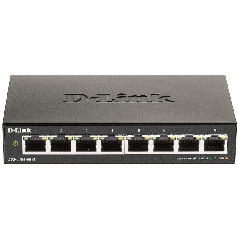 D-LINK - Switch 8xGb Auto-Negotiating (Ref.DGS-1100-08V2)