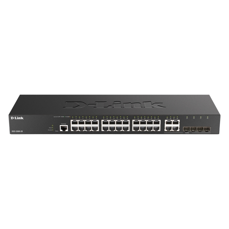 D-LINK - Switch L2 24XGB 4xGbE/SFP (Ref.DGS-2000-28)