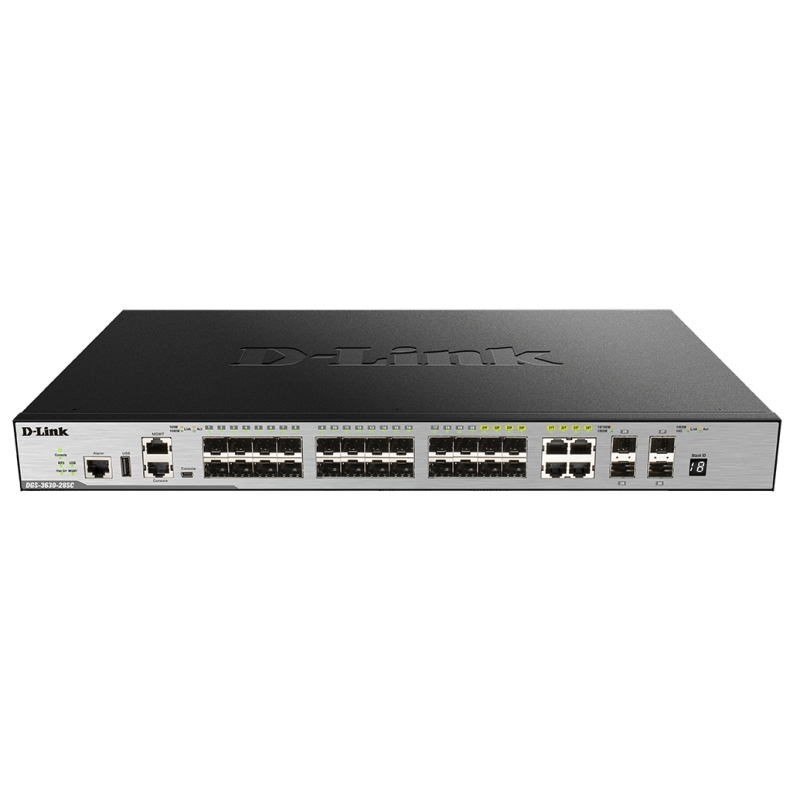 D-LINK - DGS-3630-28SC Switch L3 24xSFP 4x10GB (Ref.DGS-3630-28SC/SI)