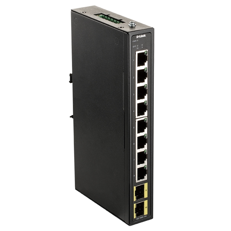 D-LINK - Industrial Switch 8xGb 2xSFP (Ref.DIS-100G-10S)