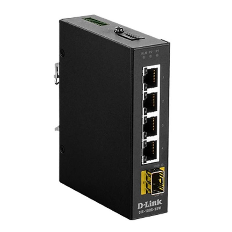 D-LINK - Switch Industrial 4xGB 1xSFP (Ref.DIS-100G-5SW)