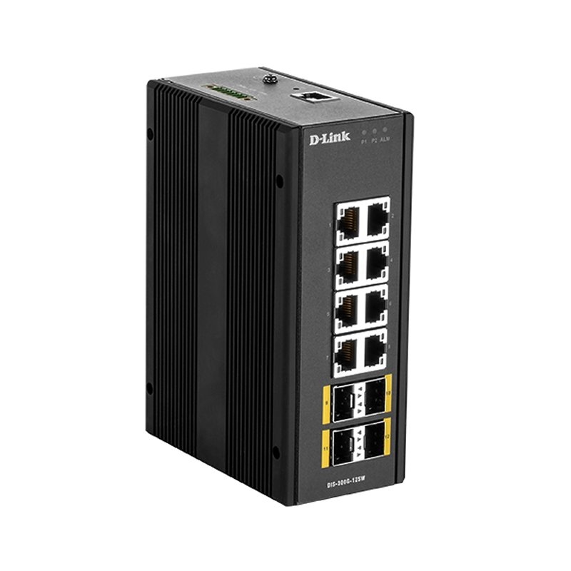 D-LINK - Switch Industrial 12xGB 4xSFP (Ref.DIS-300G-12SW)