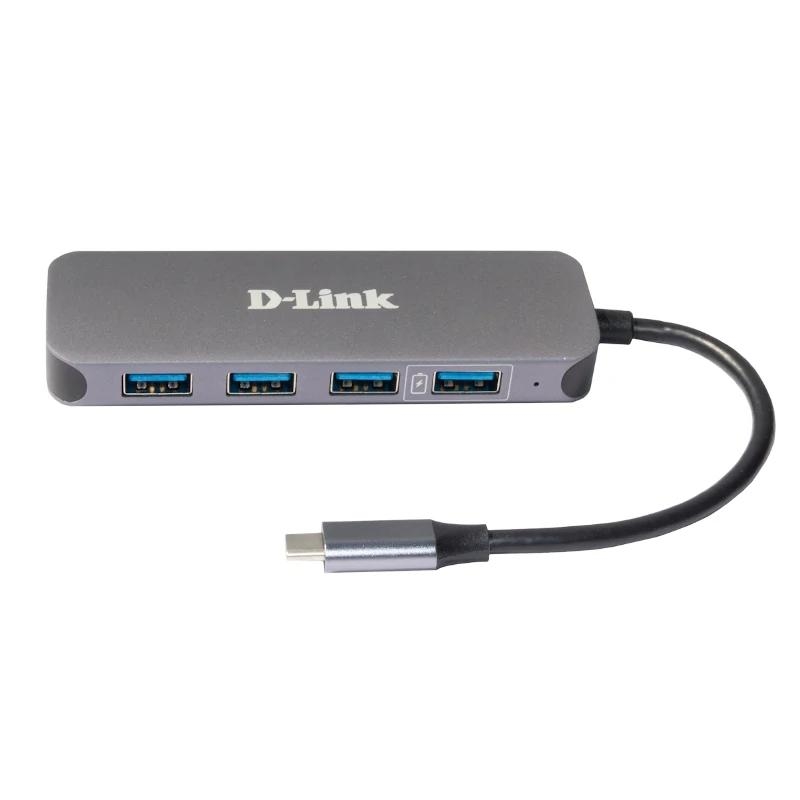 D-LINK - USB-C 4xUSB 3.0 Hub PD (Ref.DUB-2340)