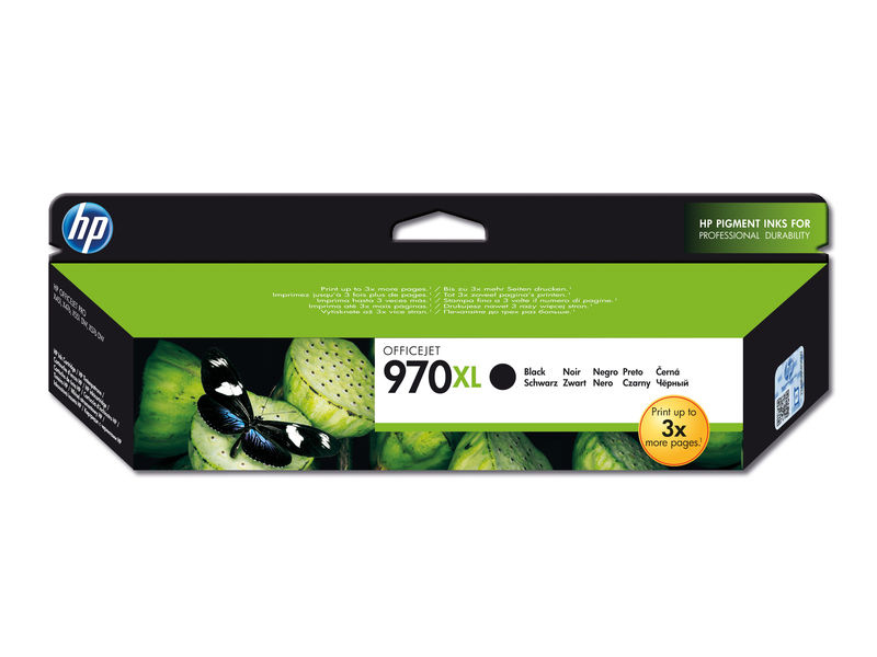 HP ( HEWLETT PACKARD ) - Cartuchos ORIGINALES Inyección De Tinta 970XL Negro (Ref.CN625AE)