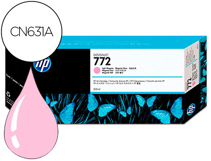 HP ( HEWLETT PACKARD ) - Cartuchos ORIGINALES Inyección De Tinta 772 Magenta (Ref.CN631A)