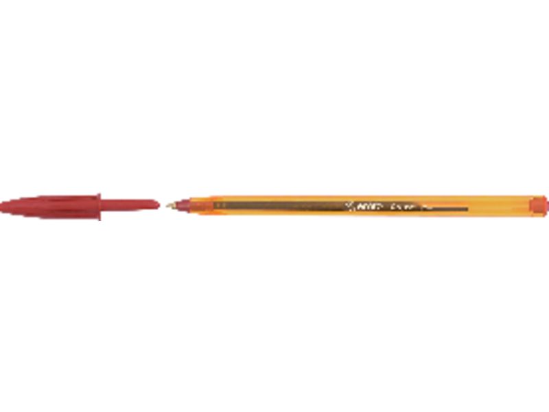 BIC - Boligrafo Cristal fine Rojo Trazo 0.3 mm Capuchon ventilado (Ref.872720)