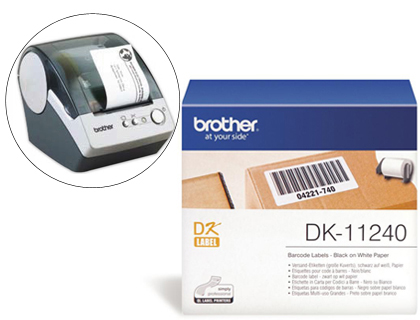 BROTHER - ETIQUETA DK11240 PARA IMPRESORAS DE ETIQUETAS QL-MULTIPROPOSITO- 102X51MM - 600 ETIQUETAS (Ref.DK11240)