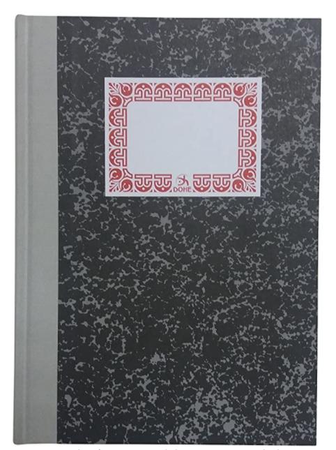 DOHE - CUADERNO CARTONÉ ÍNDICE CUARTO 80H INDICE GRIS CLARO (Ref.9986)