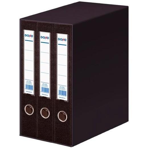 DOHE - MÓDULO TRES ARCHIVADORES 290X355X160MM NEGRO (Ref.91007)